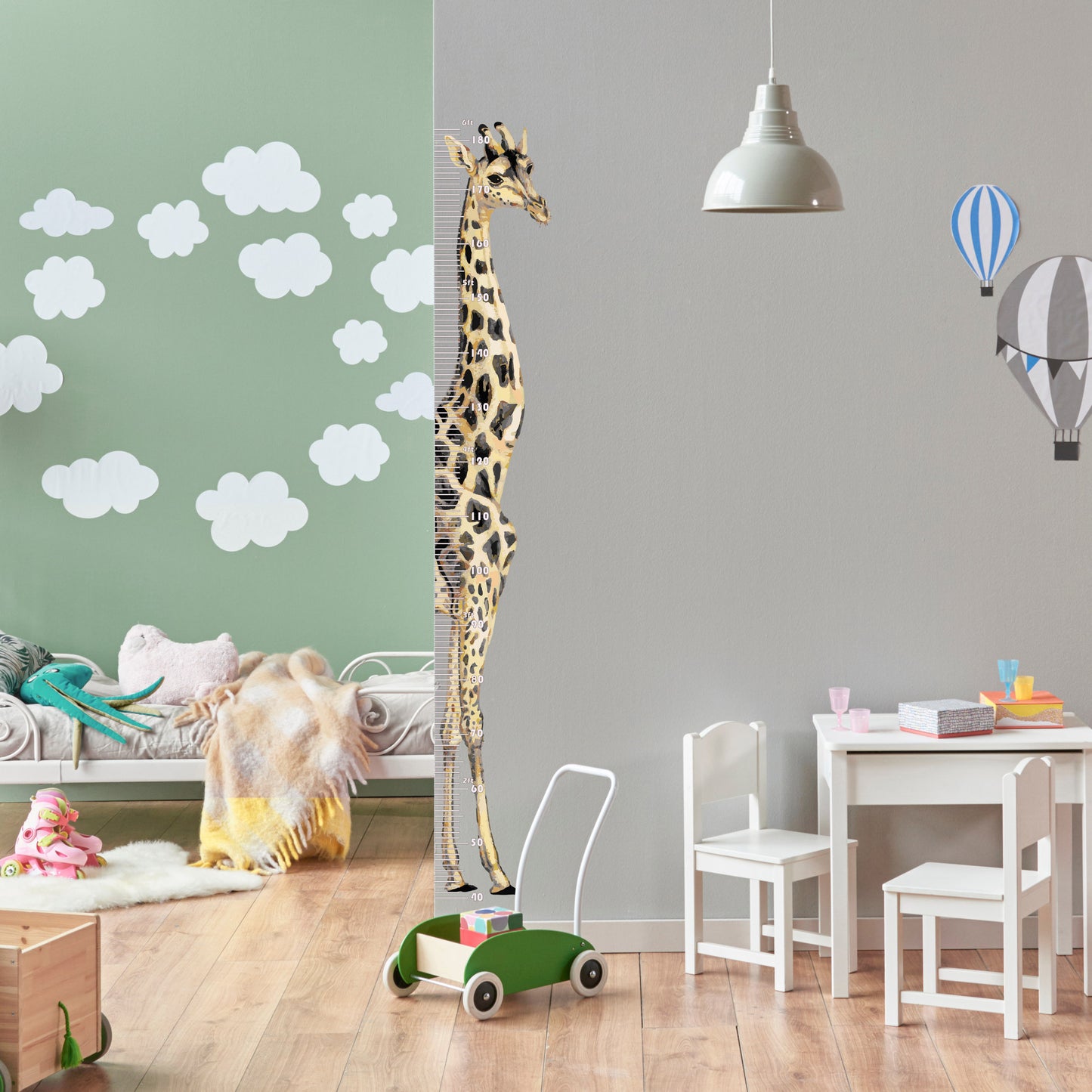 Giraffe height chart