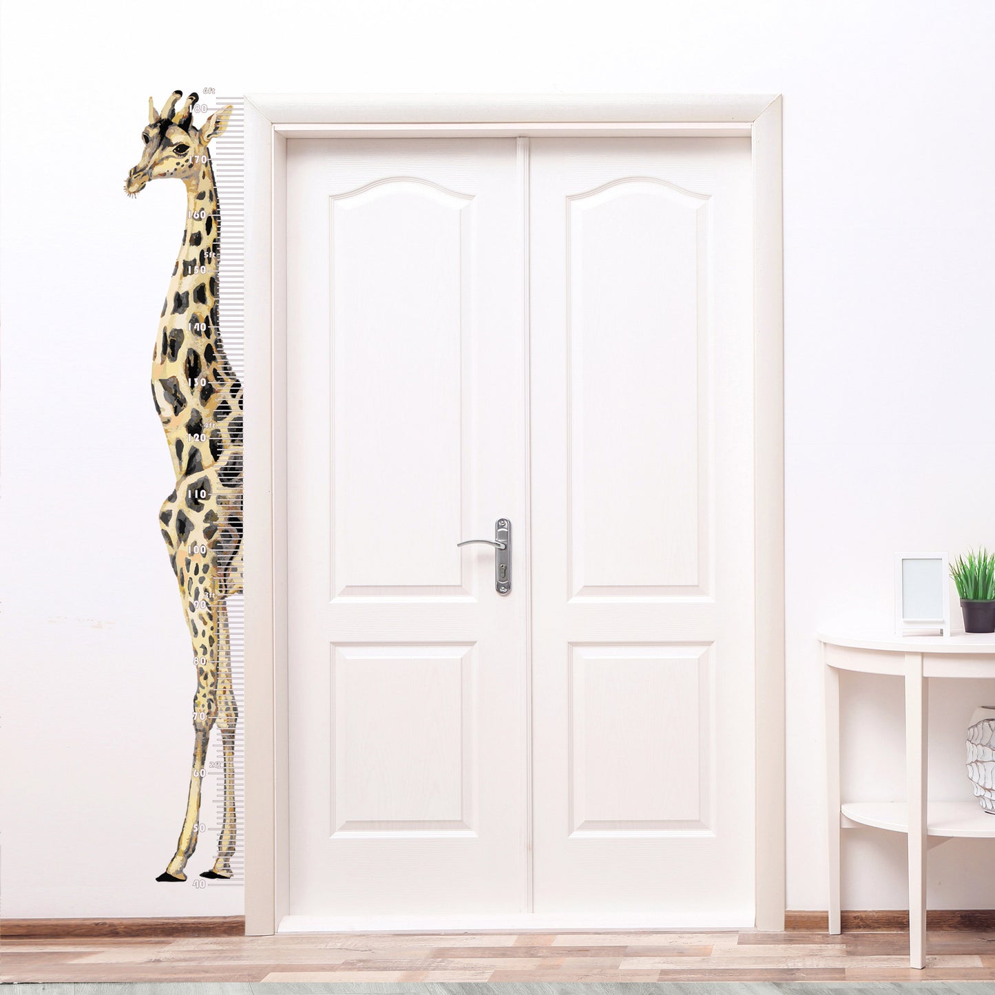 Giraffe height chart