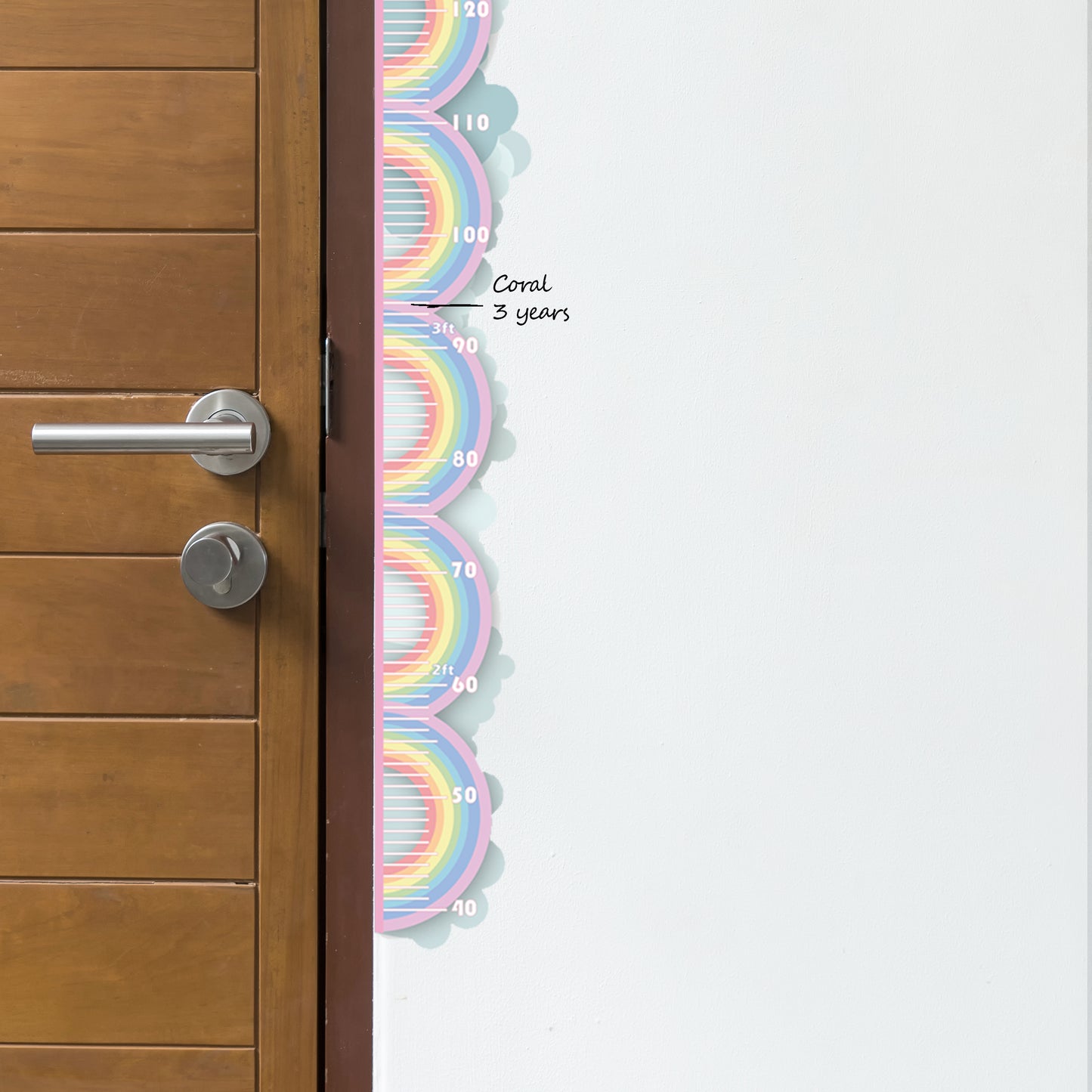 Rainbow cloud - Height chart