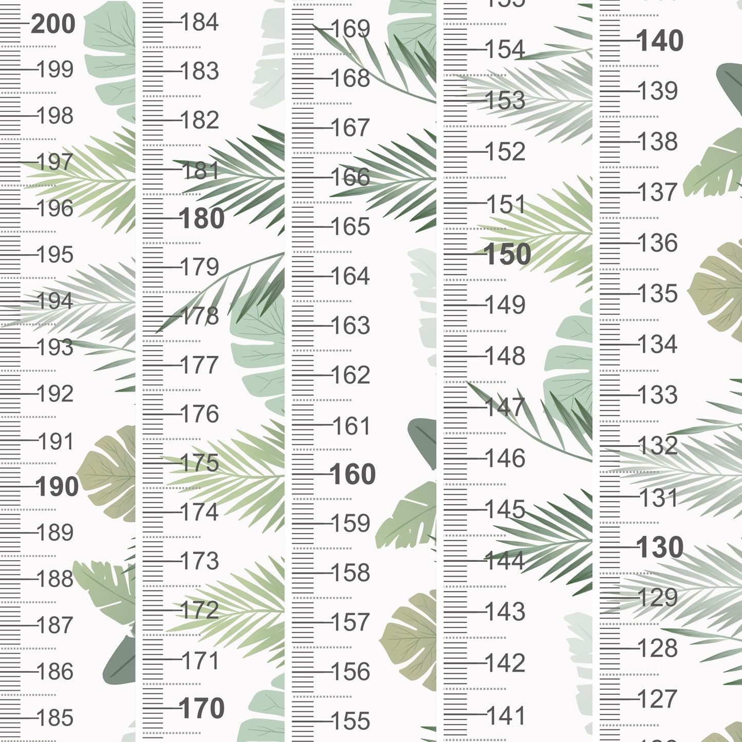 Leaf design - Door frame height chart