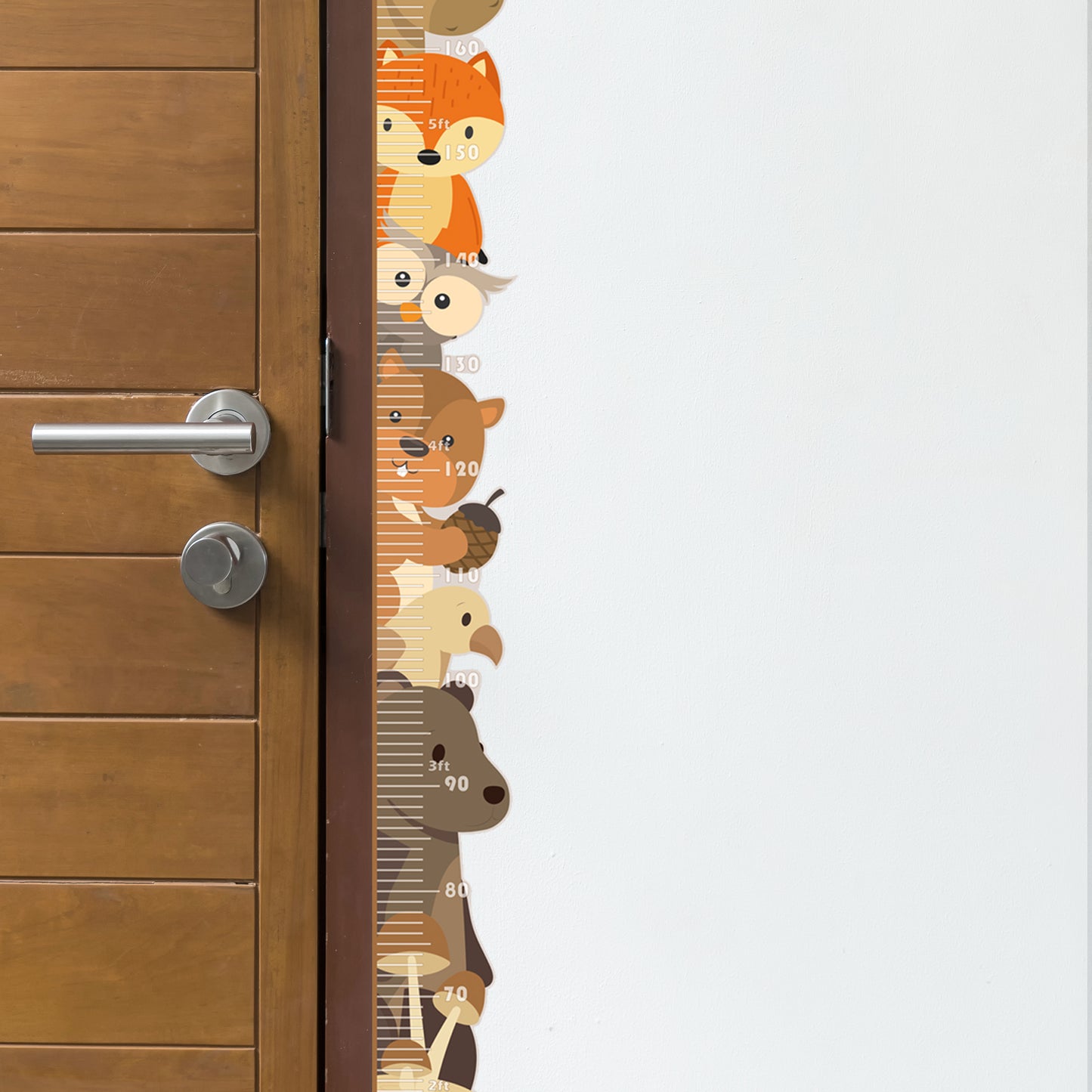 Forest animal design - Height chart