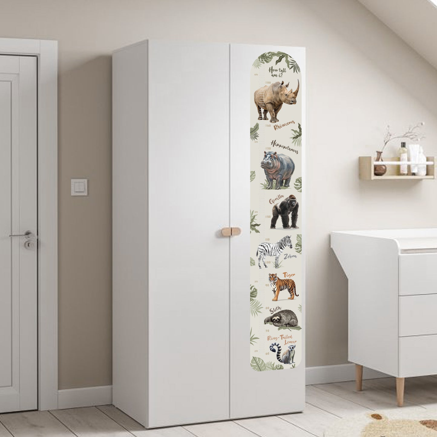 How Tall am i? Jungle Height Chart