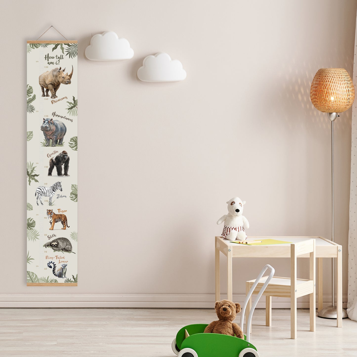 How tall am I? Jungle height chart