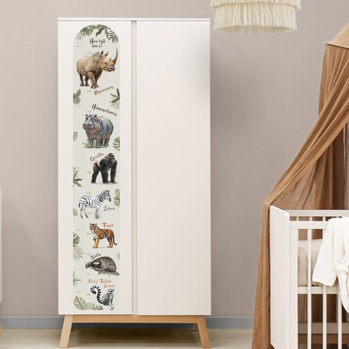 How Tall am i? Jungle Height Chart