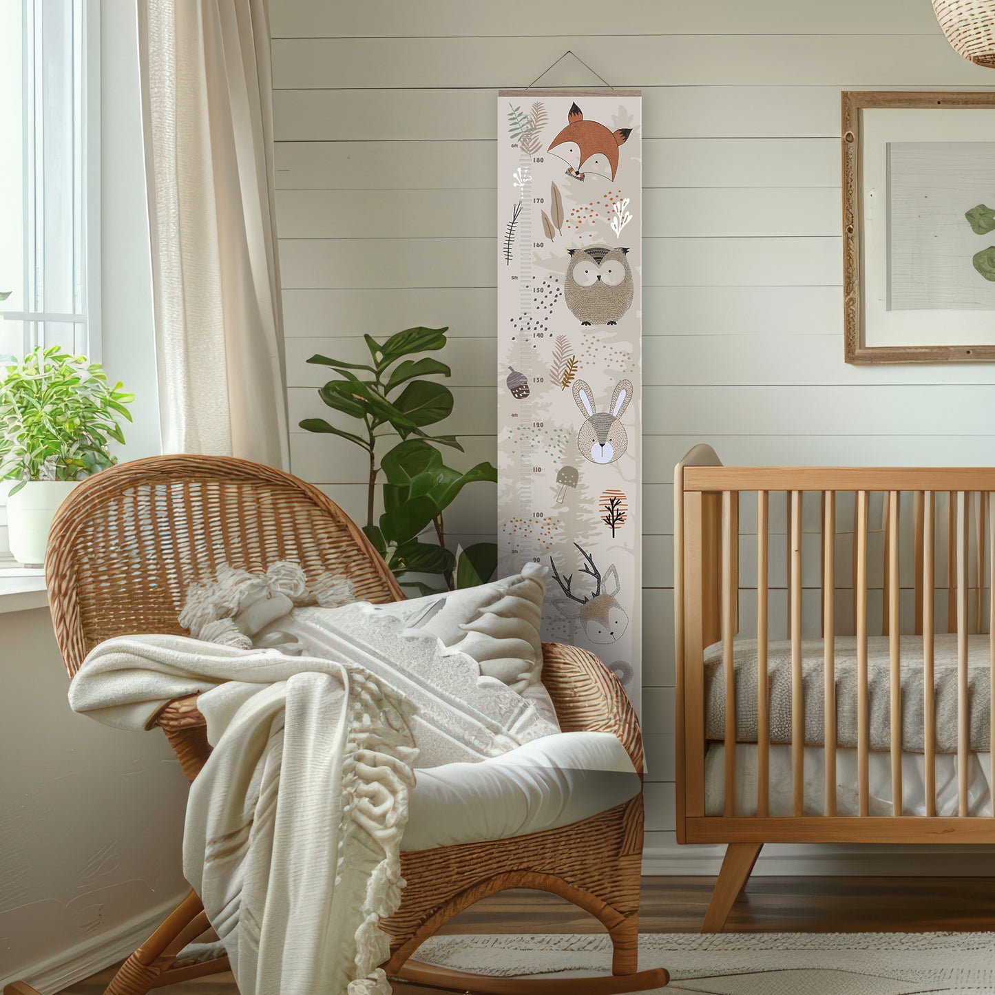 Forest animal height chart