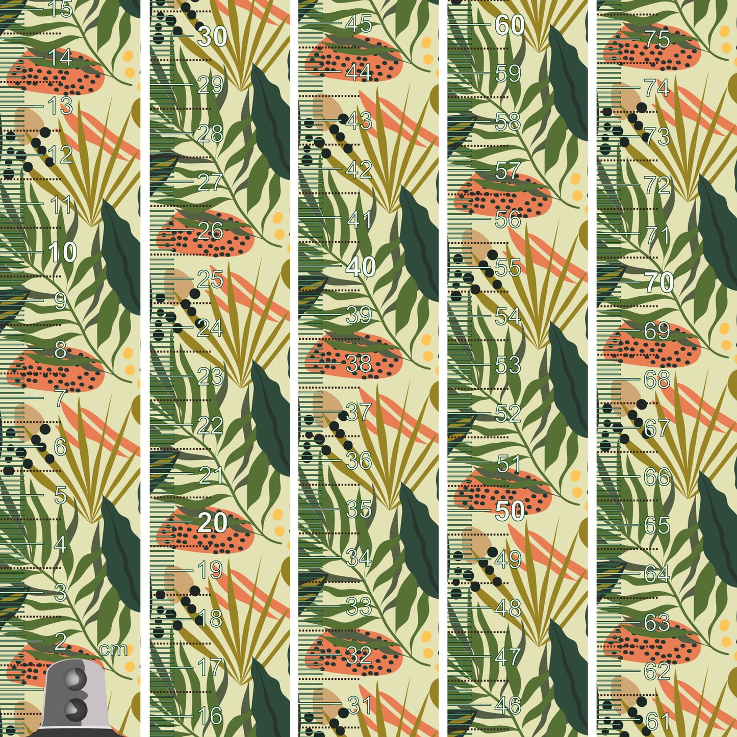 Jungle explosion design - Door frame height chart