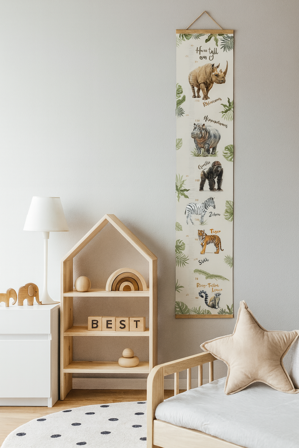 How tall am I? Jungle height chart