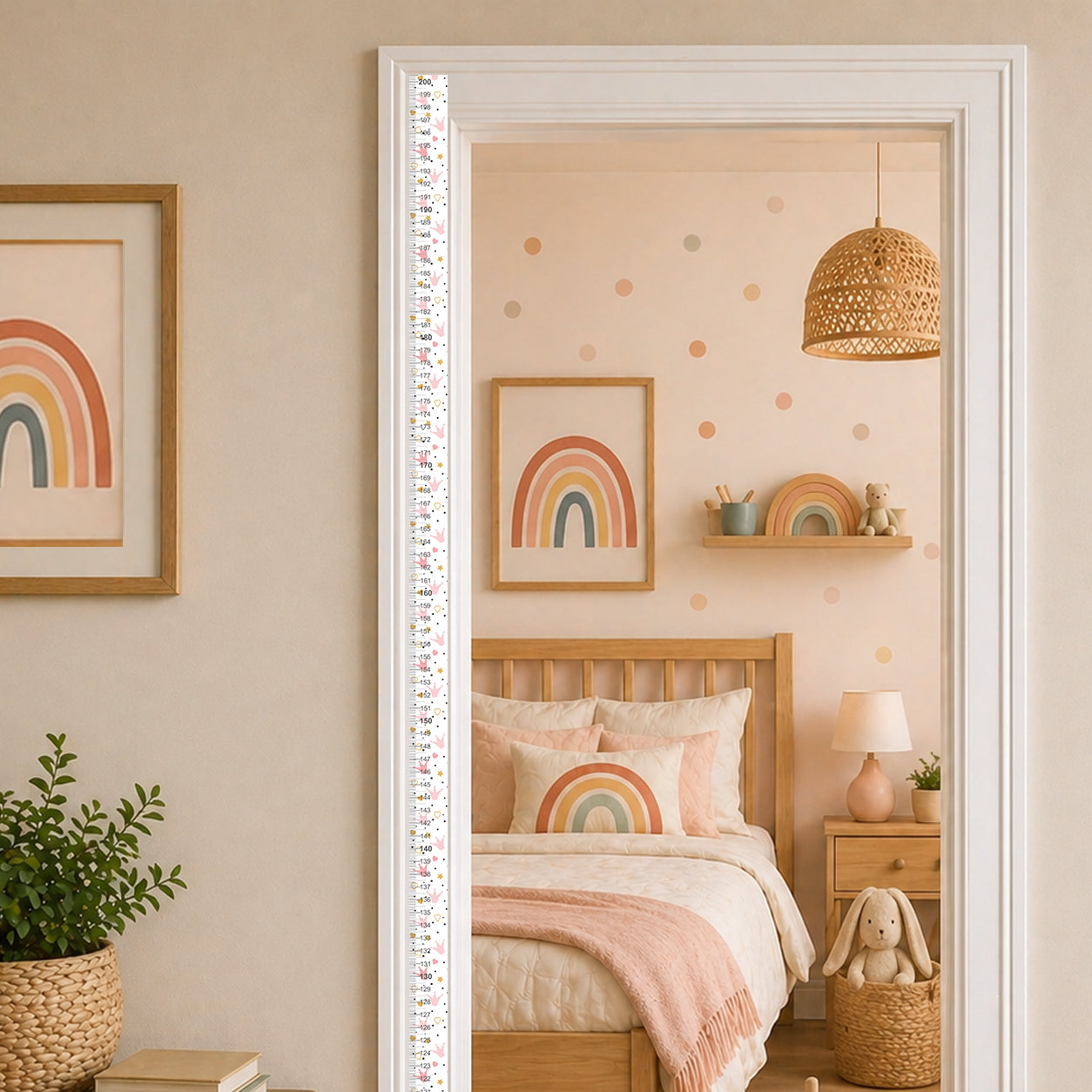 Princess crown design - Door frame height chart