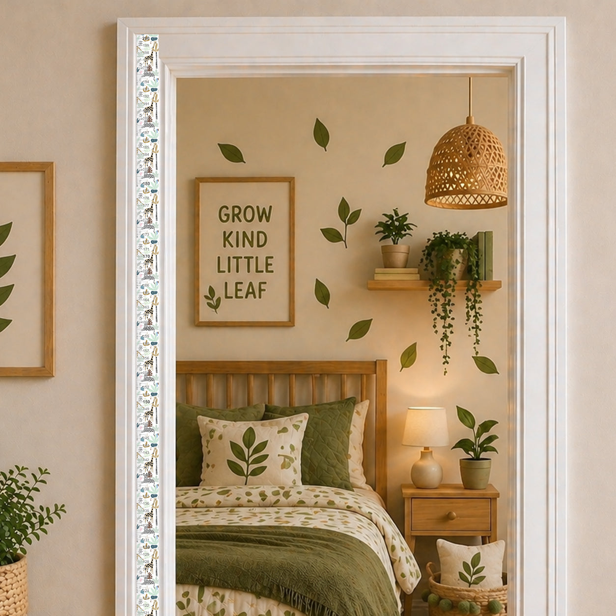 Giraffe jungle design - Door frame height chart