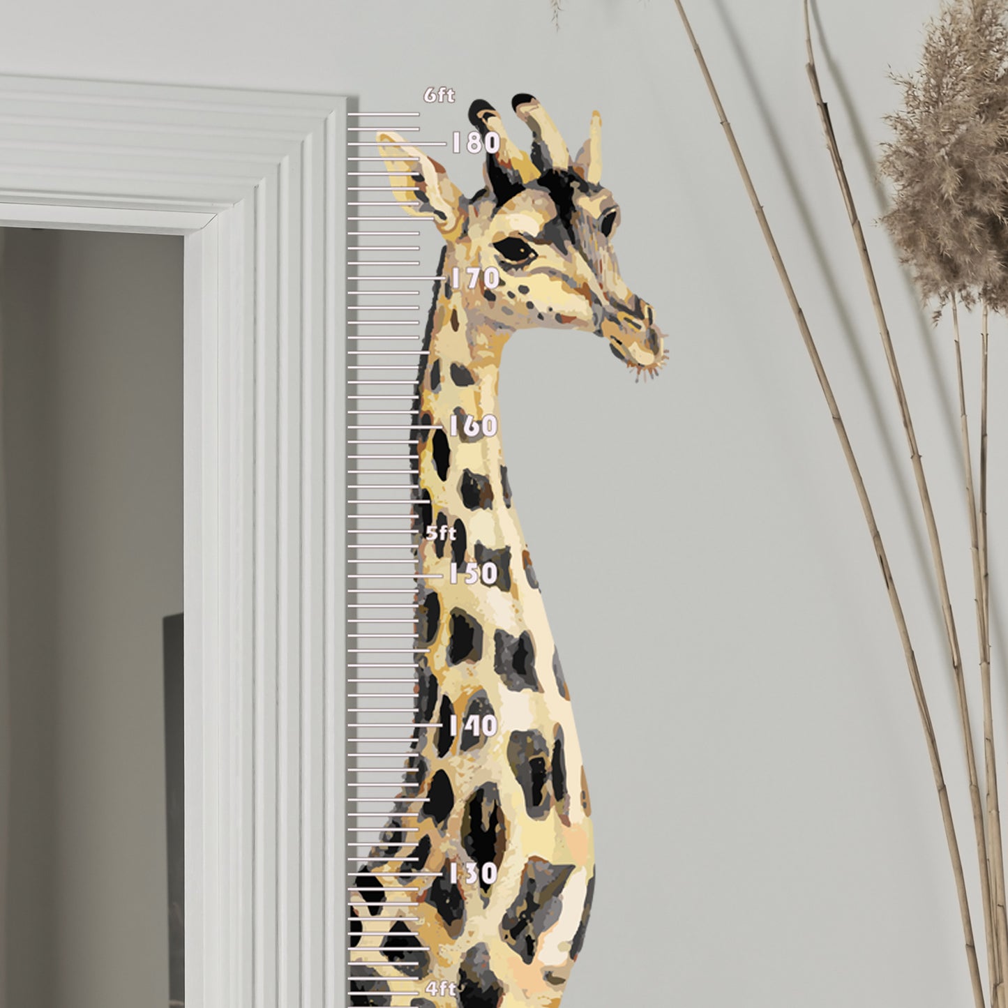 Giraffe height chart