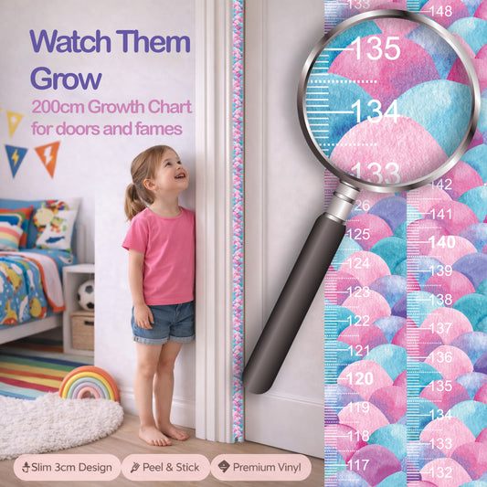 Mermaid design - Door frame height chart