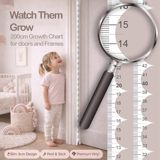 Scalloped design - Door frame height chart