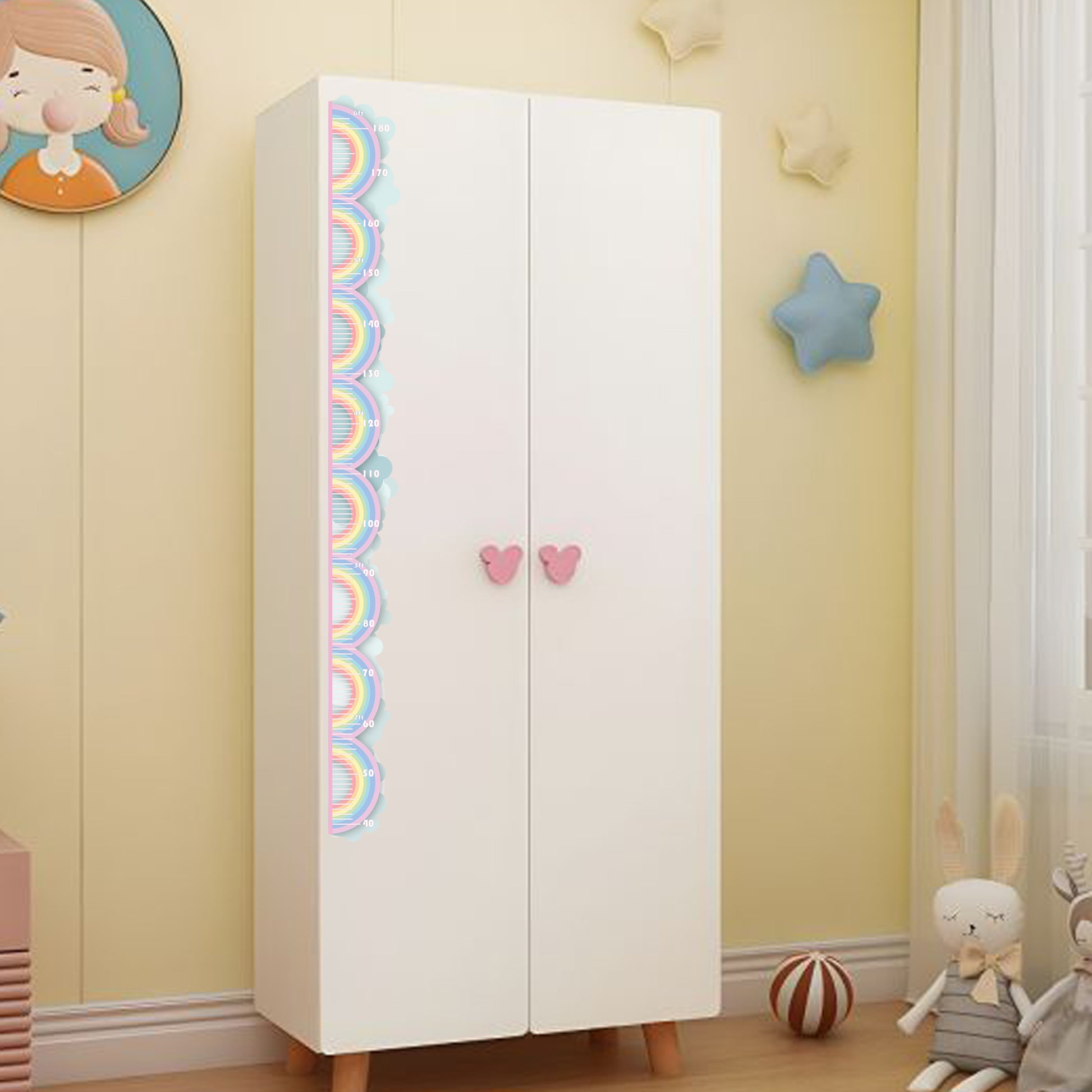 children's wall decals
children's heigh charts
children's growth charts
kids height charts
kids growth charts
nursery wall decal
nursery wall sticker 
Rainbow height chart 
