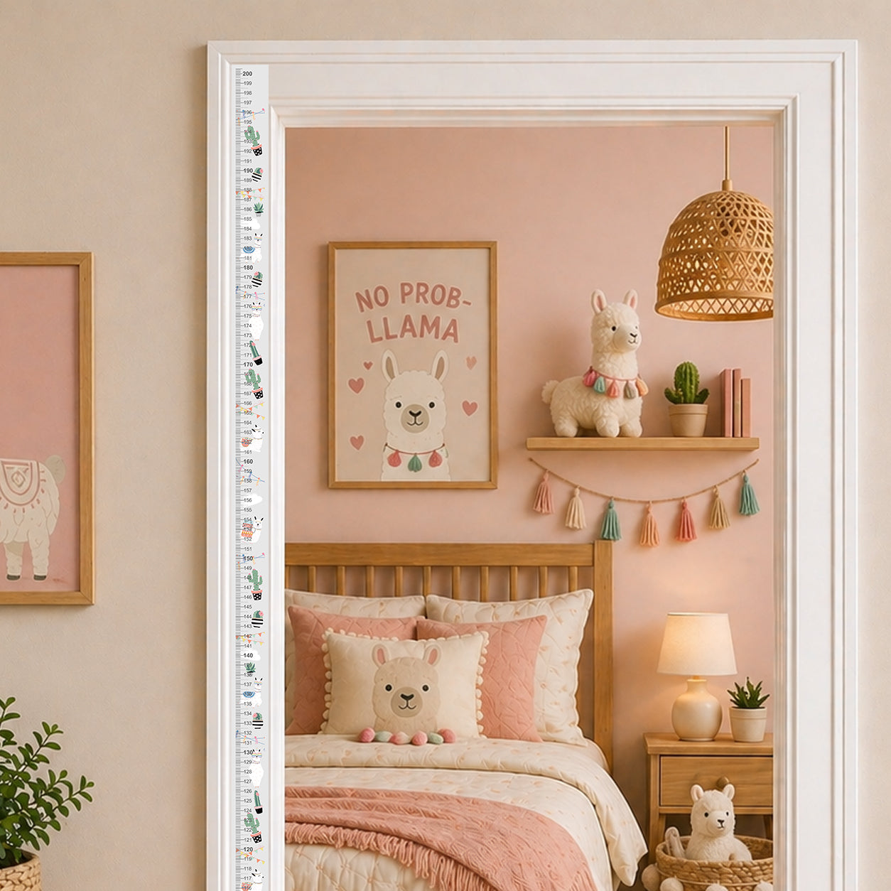 Llama design - Door frame height chart
