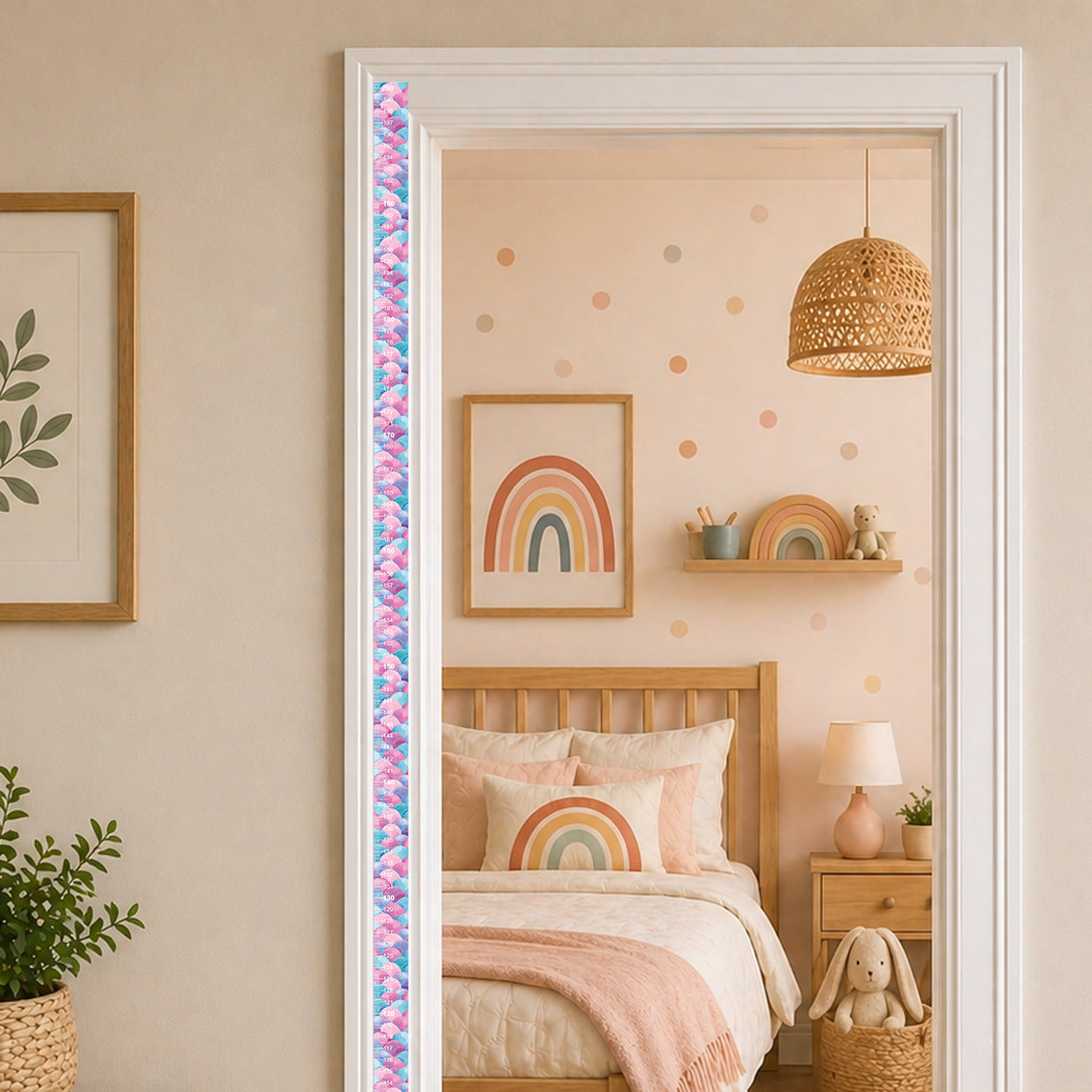 Mermaid design - Door frame height chart