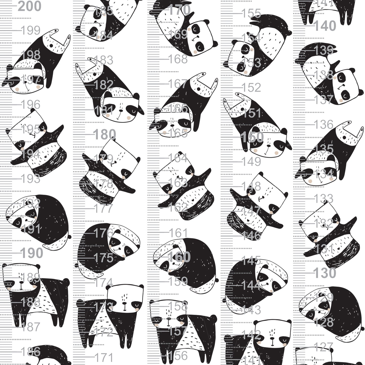 Panda design - Door frame height chart
