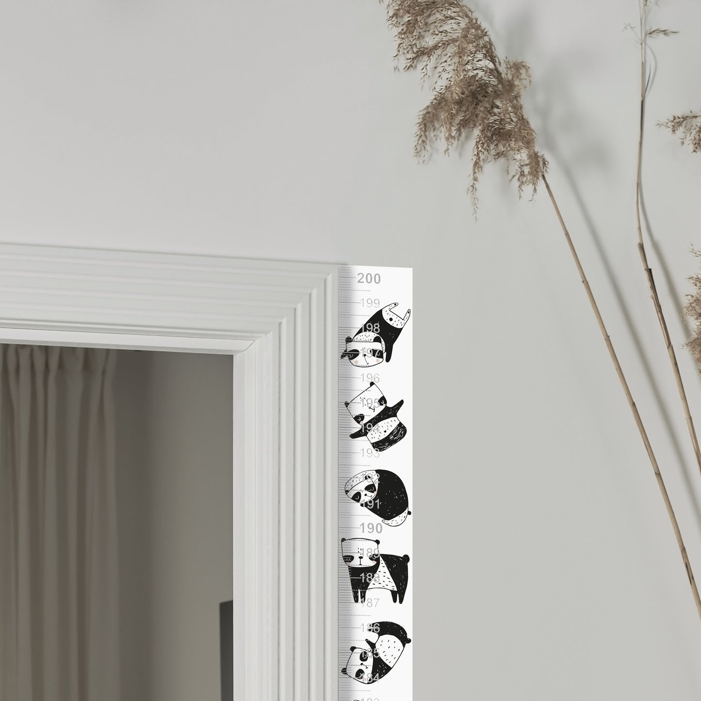 Panda design - Door frame height chart